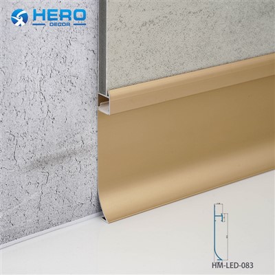 LED অ্যালুমিনিয়াম স্কার্টিং বোর্ড